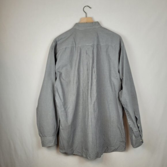 Bowen & Wright Peached Poplin Check Button Down Shirt - Size XL - Picture 5 of 5